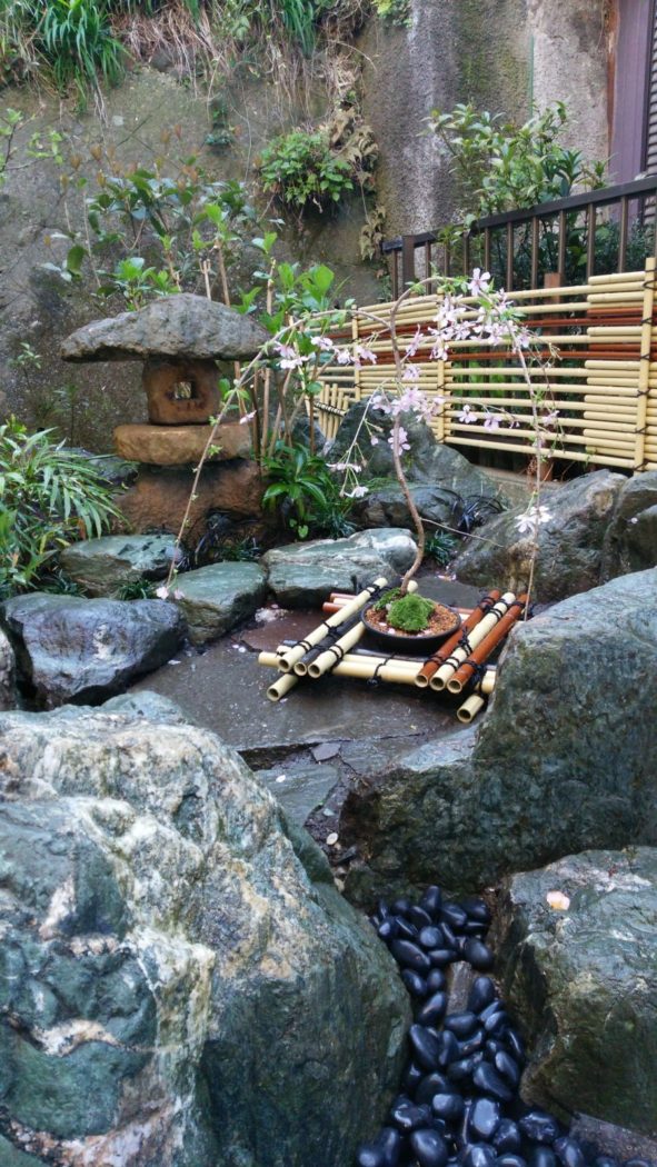 和風庭園の改修工事