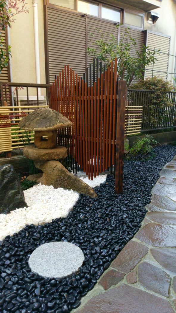 和風庭園の改修工事