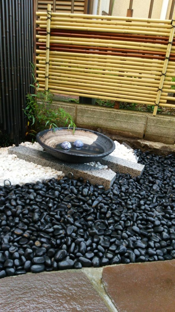 和風庭園の改修工事